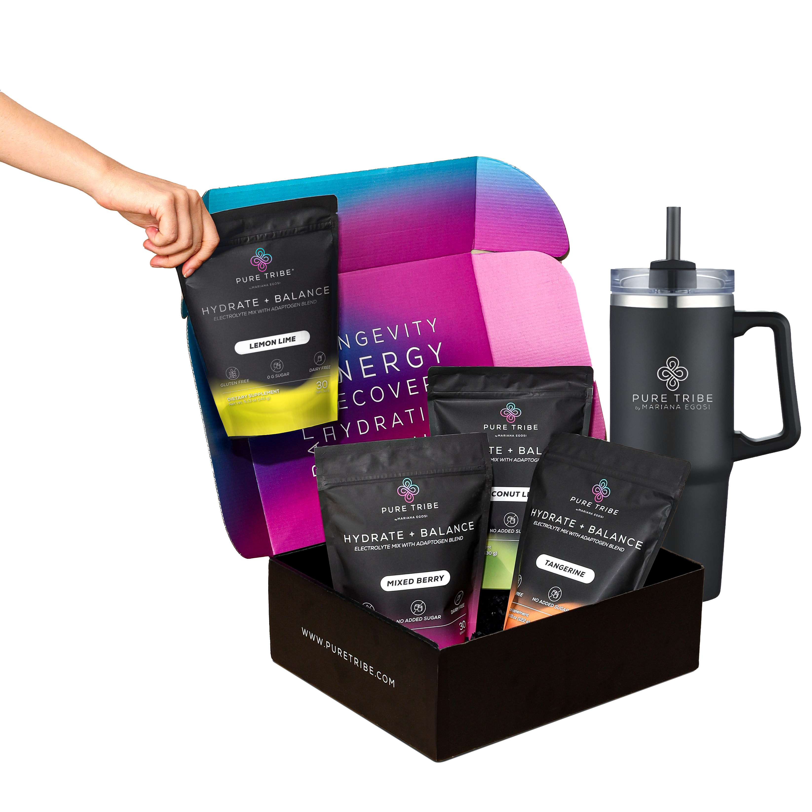 【新品未開封】THE POWERFUL HYDRATION COLLECTION Hydration - Orange Swirl, Future Freeze, Berry Freeze Variety Pack