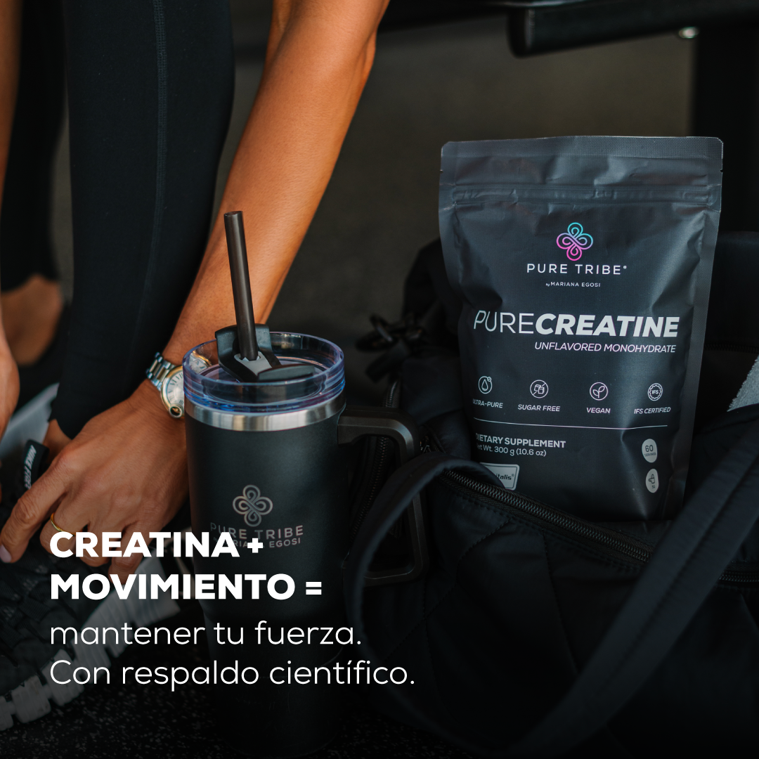 Woman preparing a PureCreatine drink